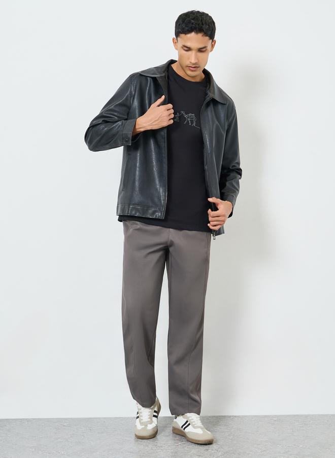 ستايلي تيشيرت قطن بقصة واسعة - Image 2